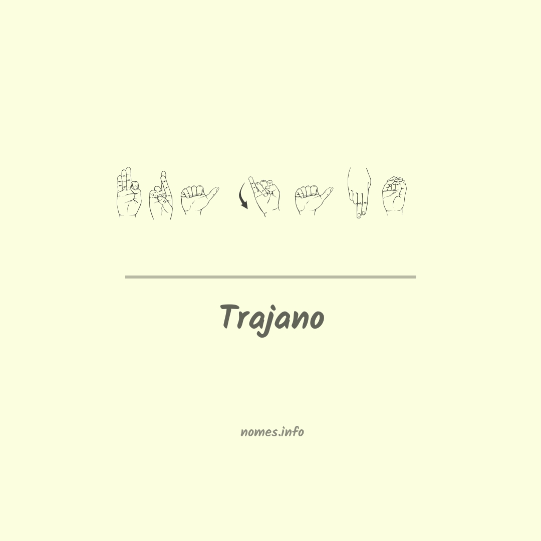 Trajano em Libras