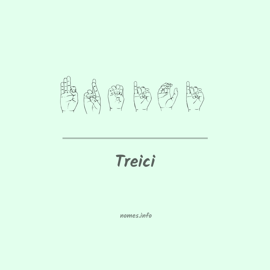 Treici em Libras
