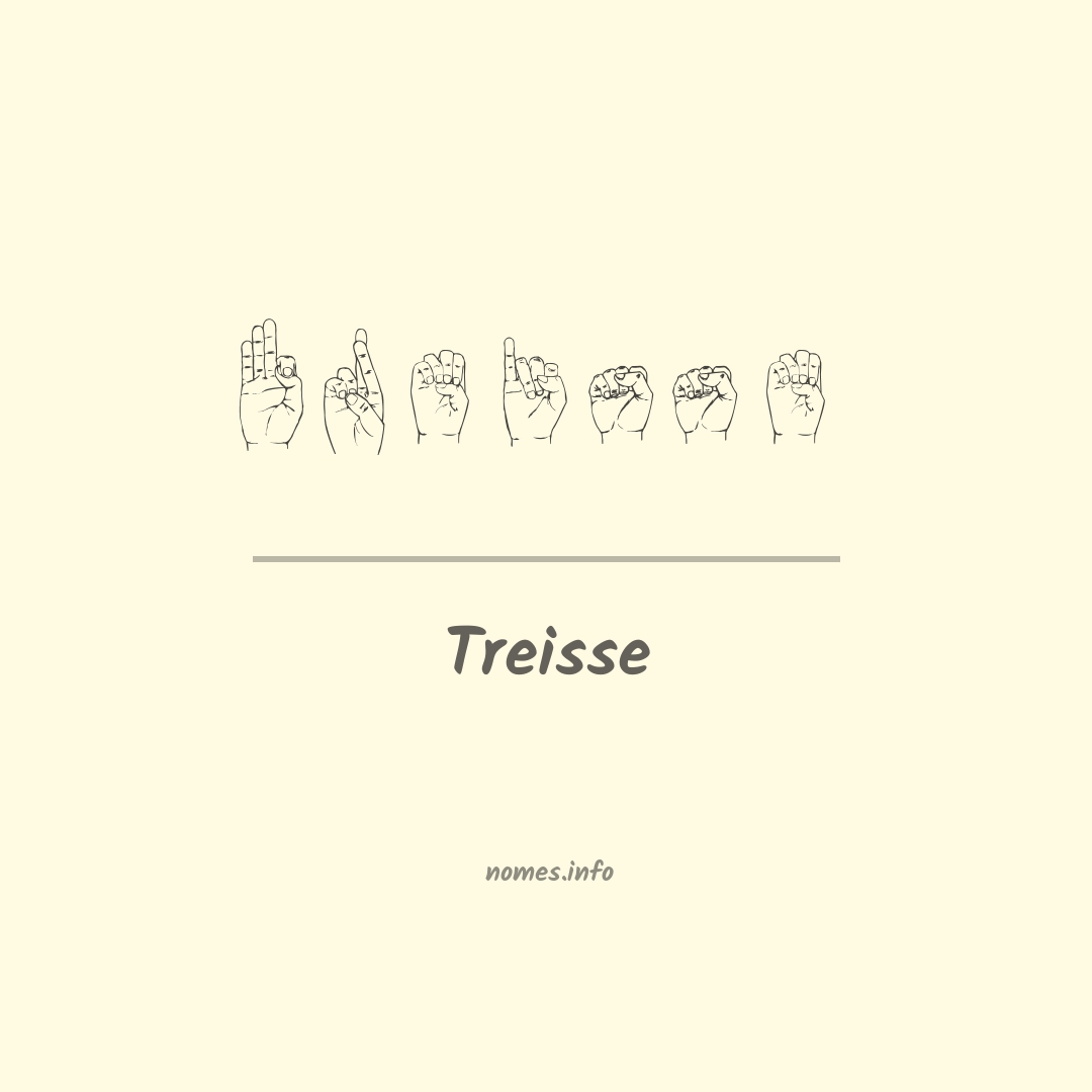 Treisse em Libras