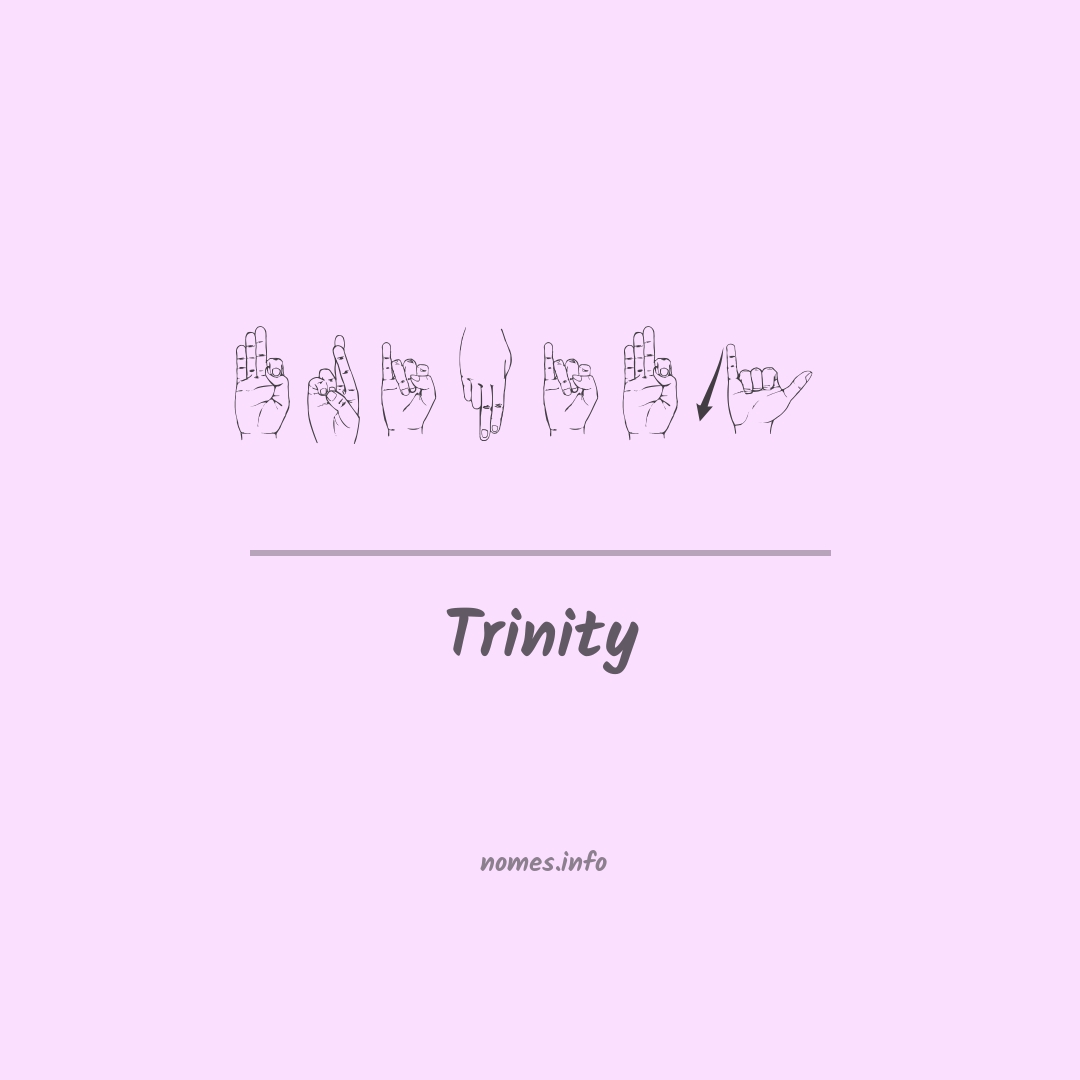 Trinity em Libras