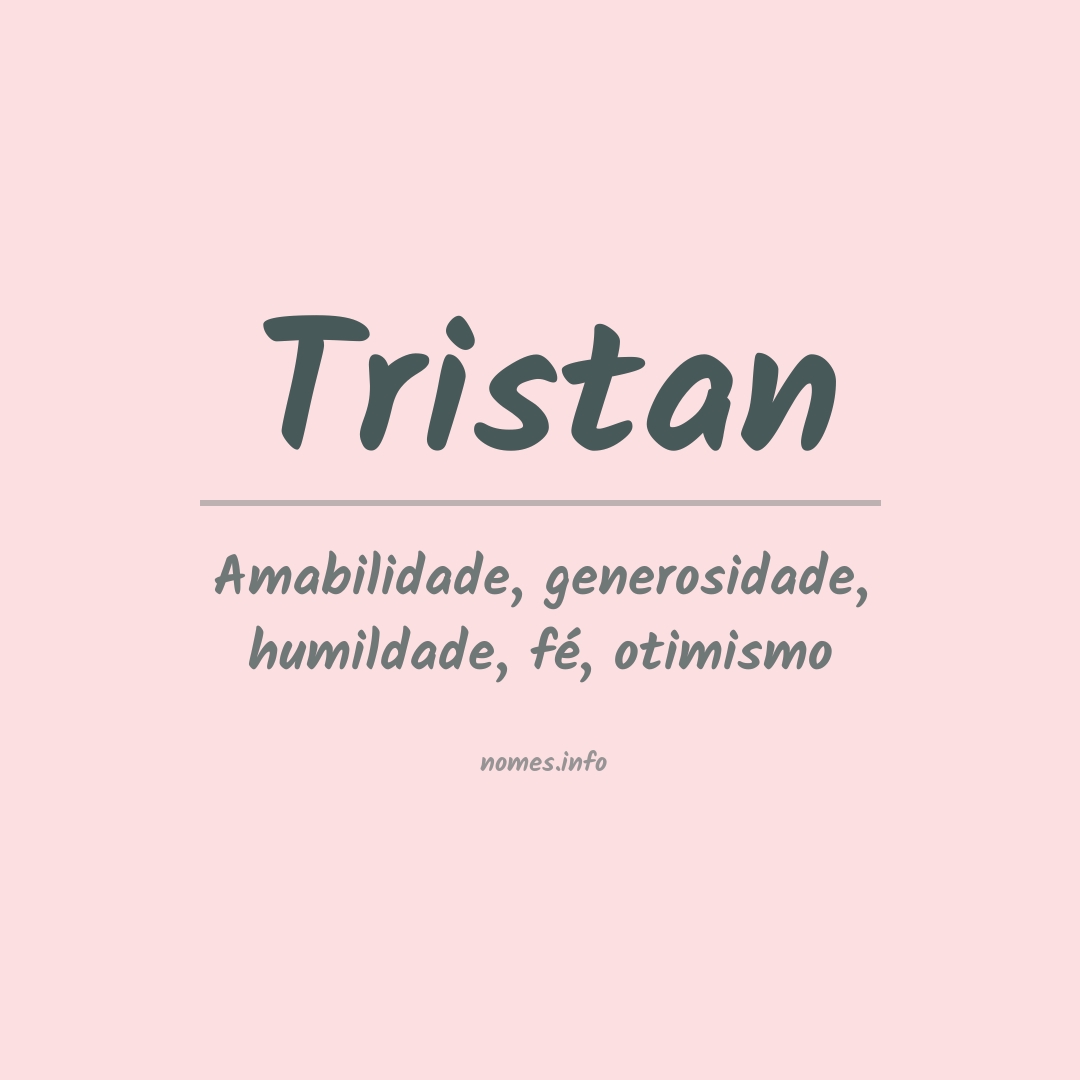 Significado do nome Tristan