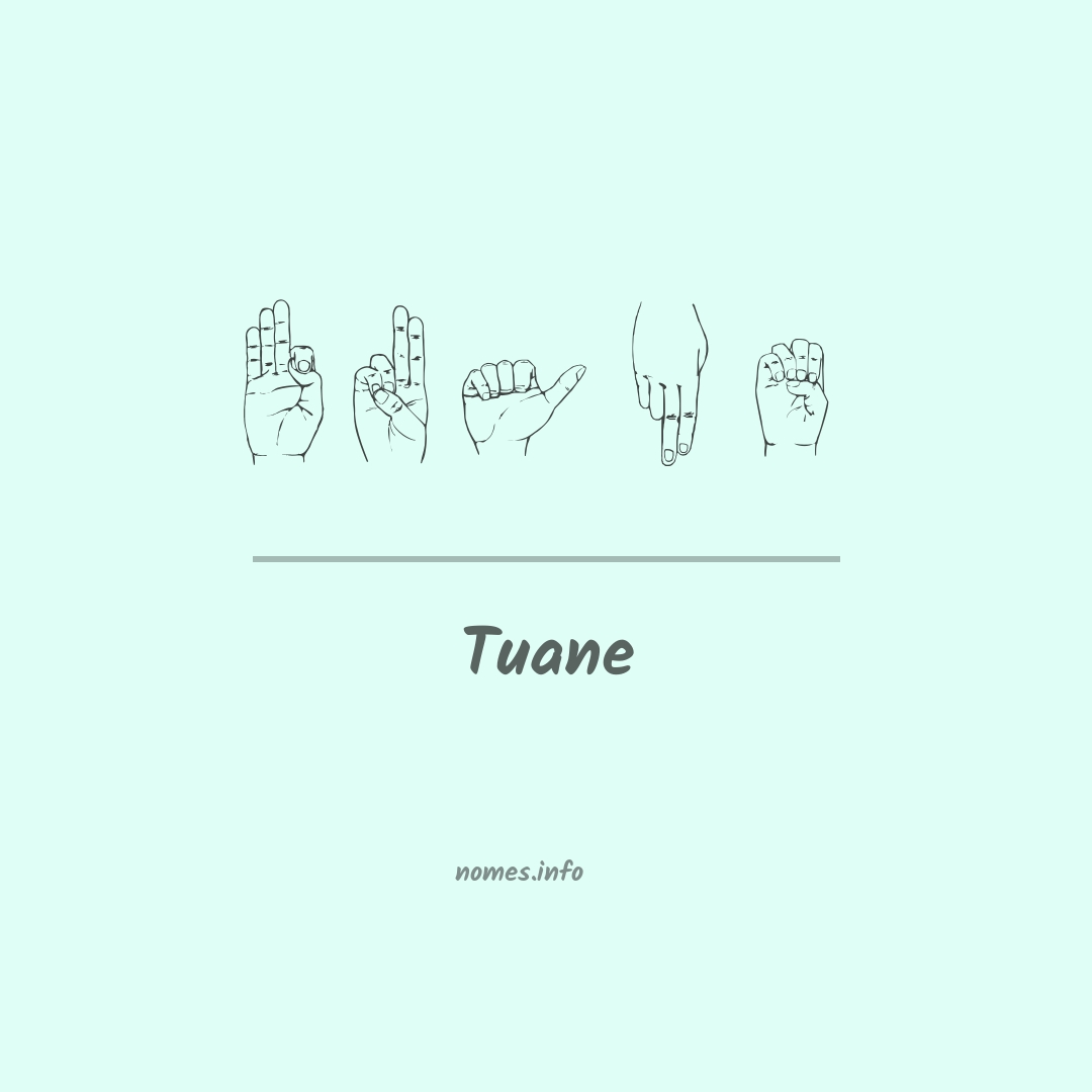Tuane em Libras
