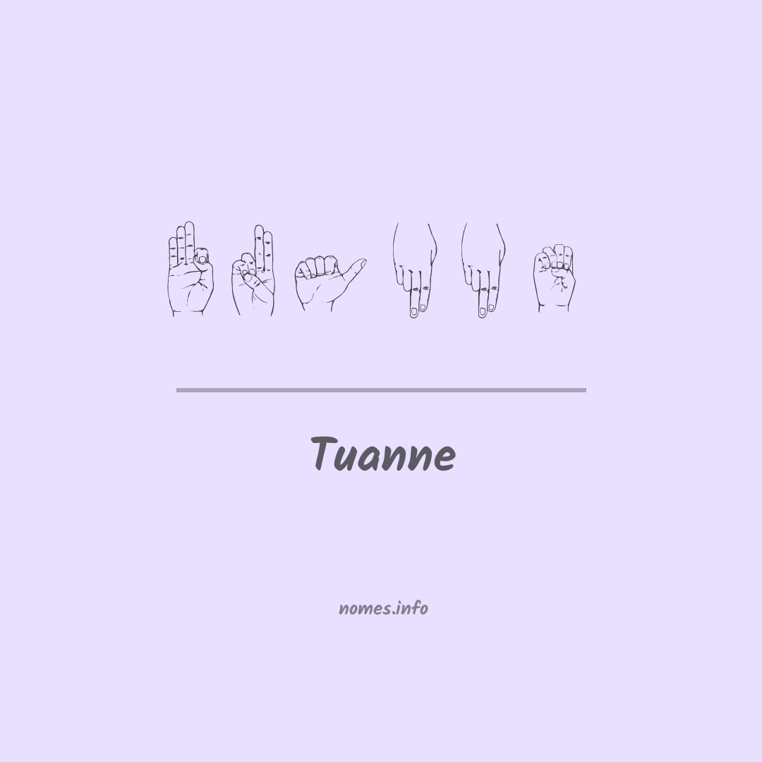 Tuanne em Libras