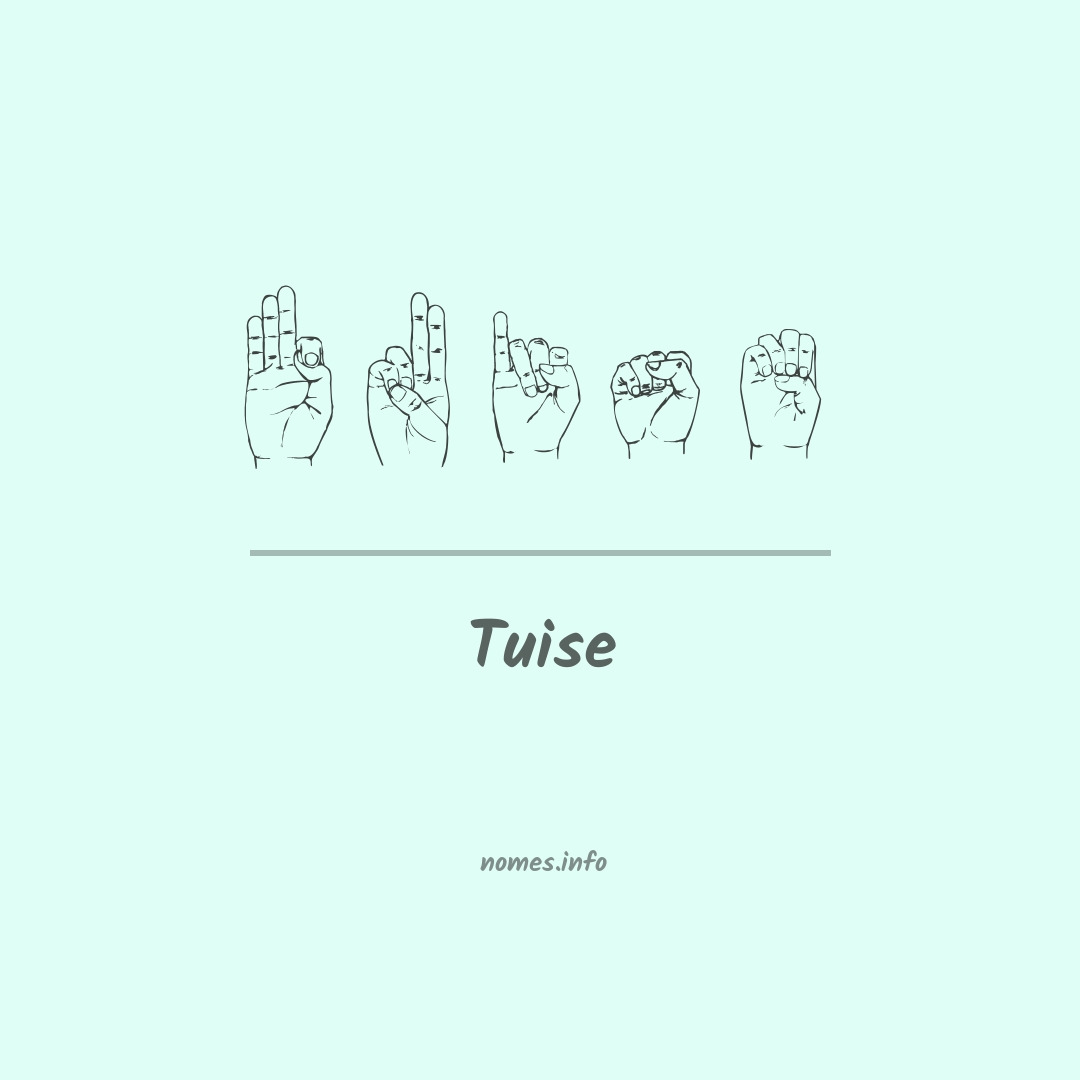Tuise em Libras