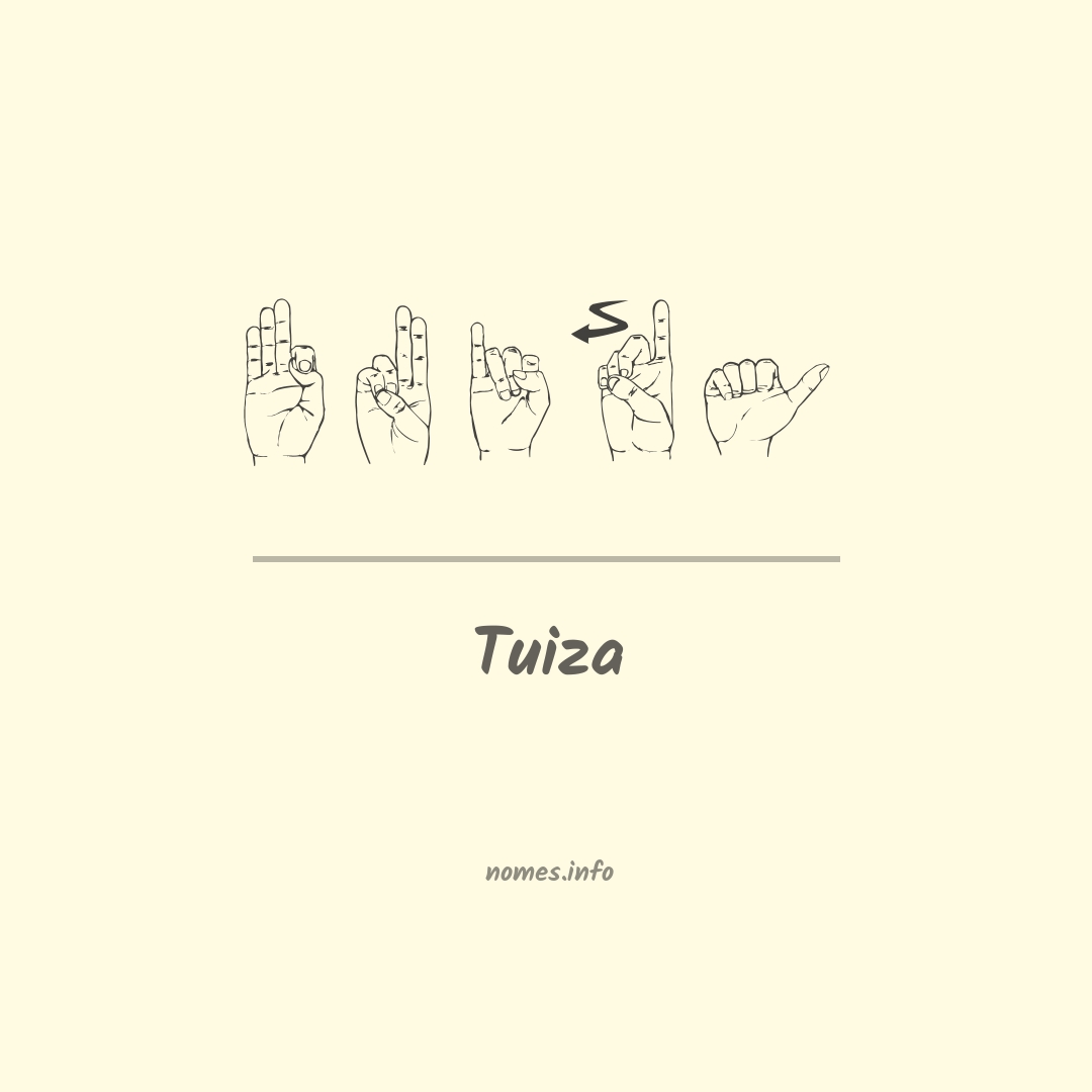 Tuiza em Libras