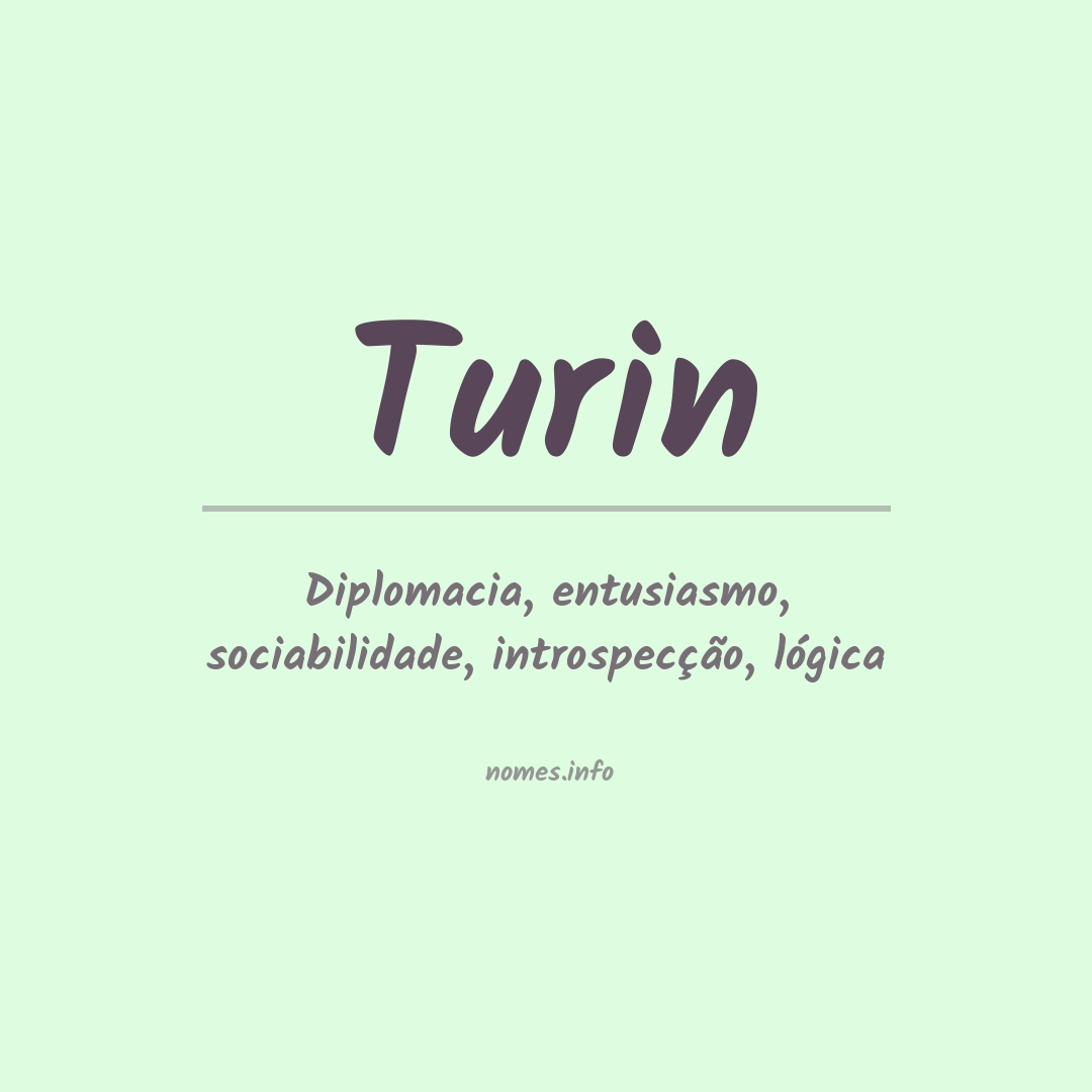 Significado do nome Turin
