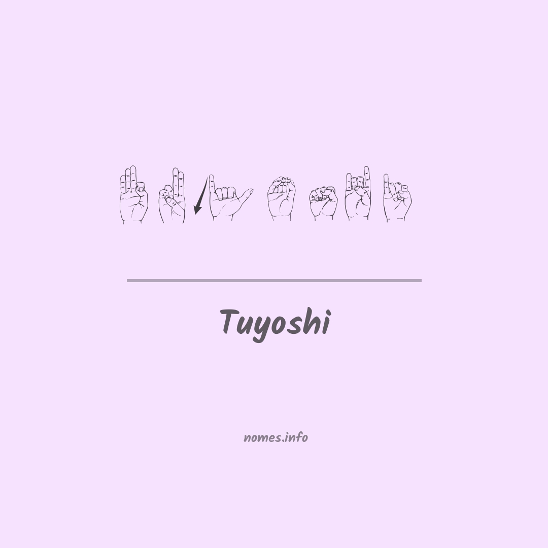 Tuyoshi em Libras
