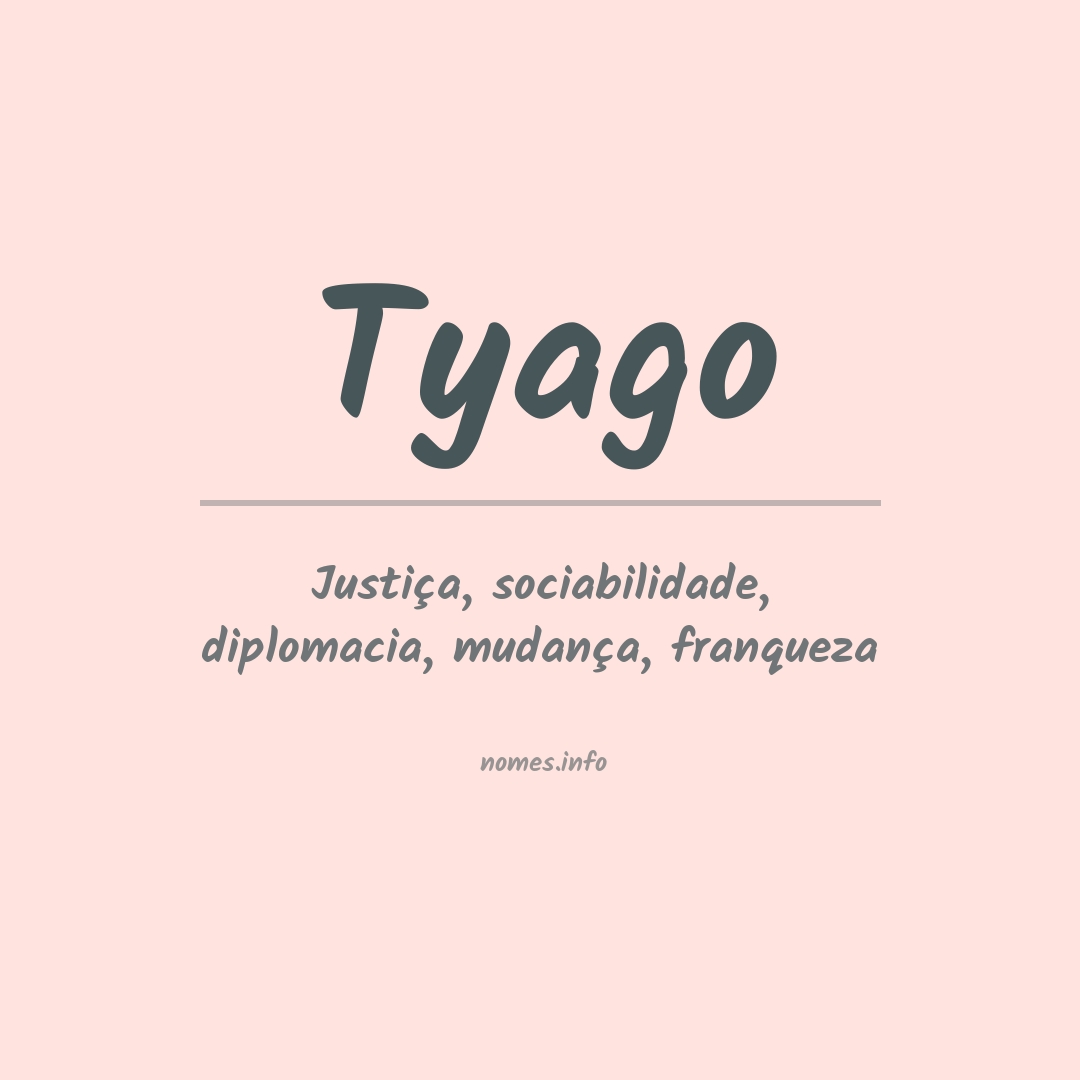 Significado do nome Tyago