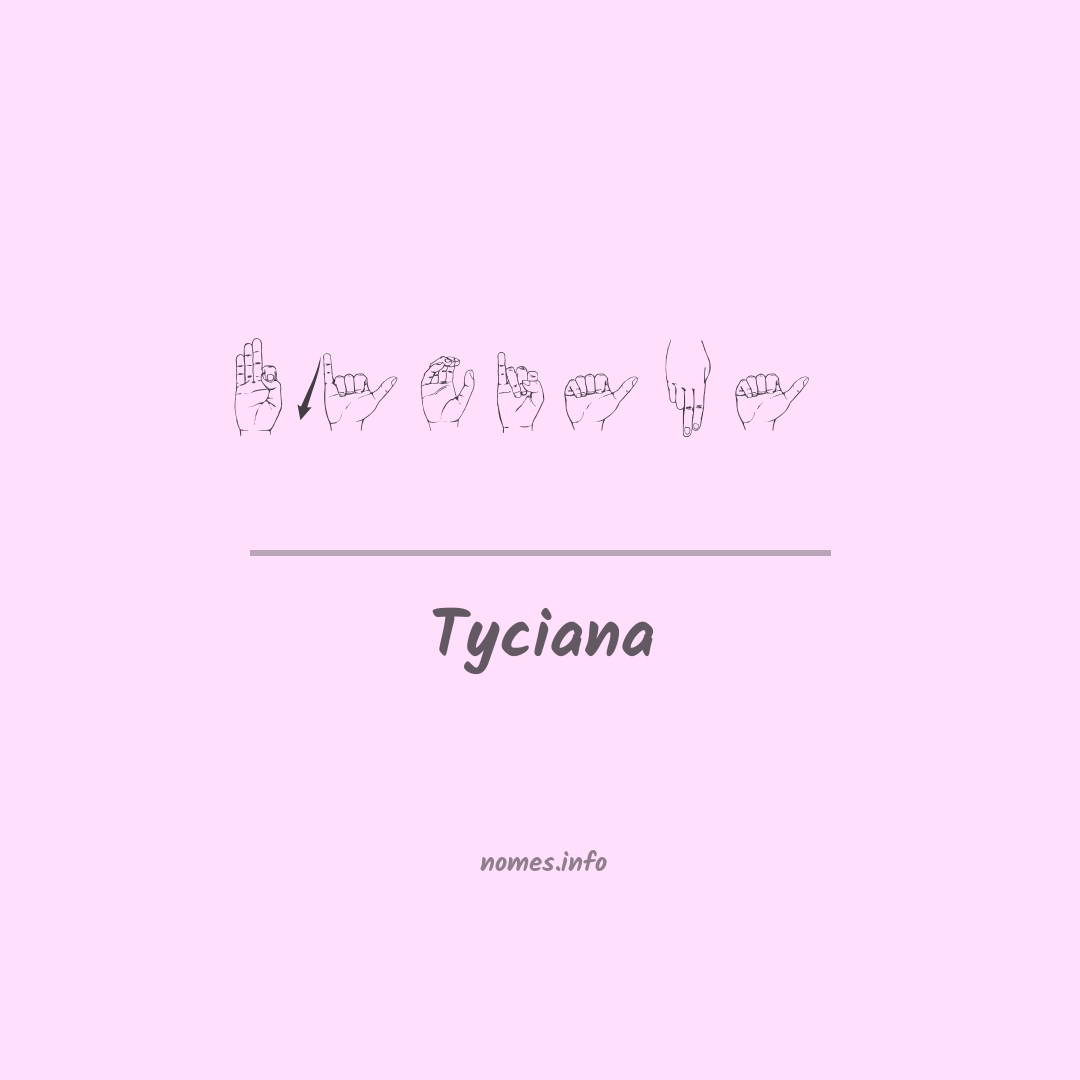 Tyciana em Libras