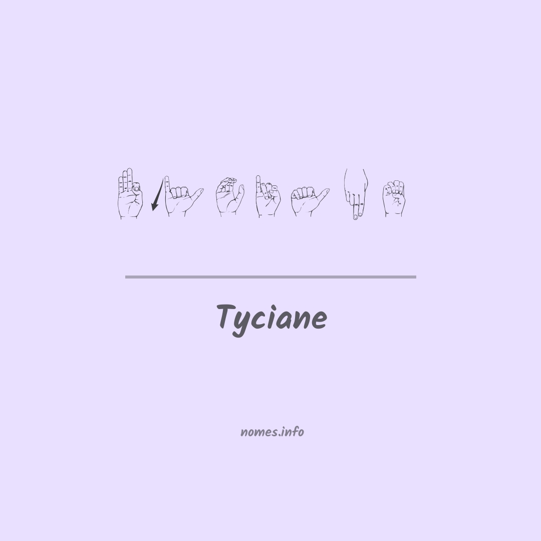 Tyciane em Libras
