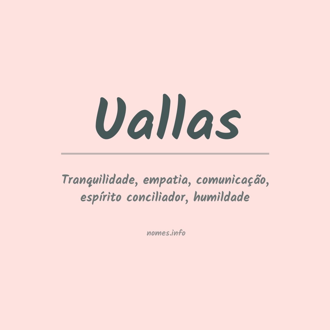 Significado do nome Uallas