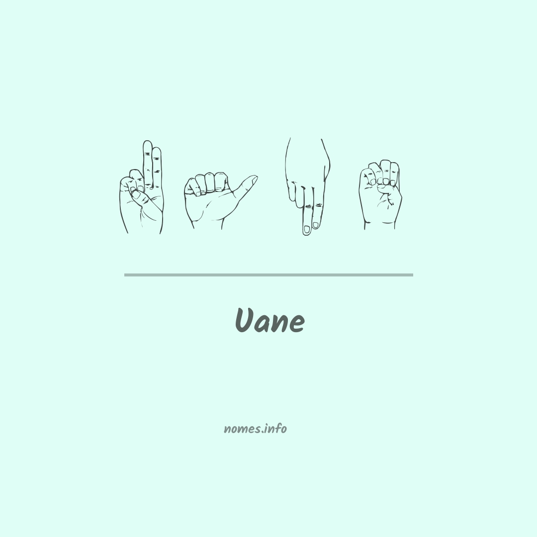 Uane em Libras