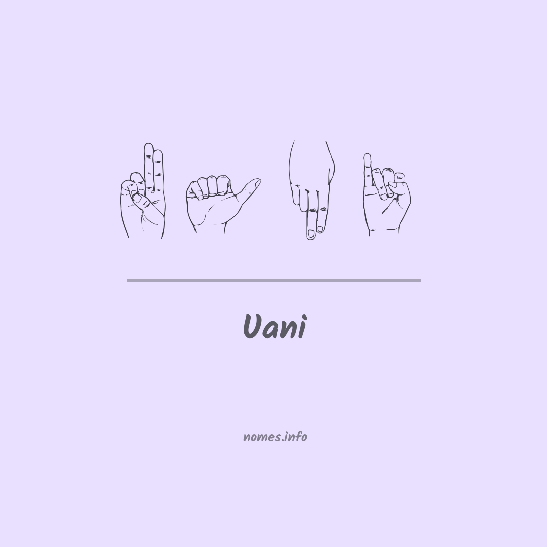 Uani em Libras