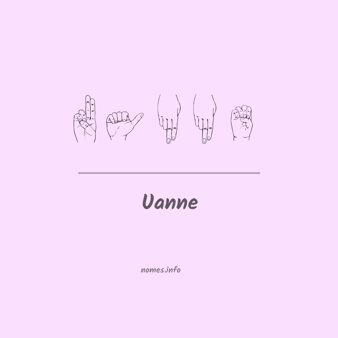 Uanne em Libras
