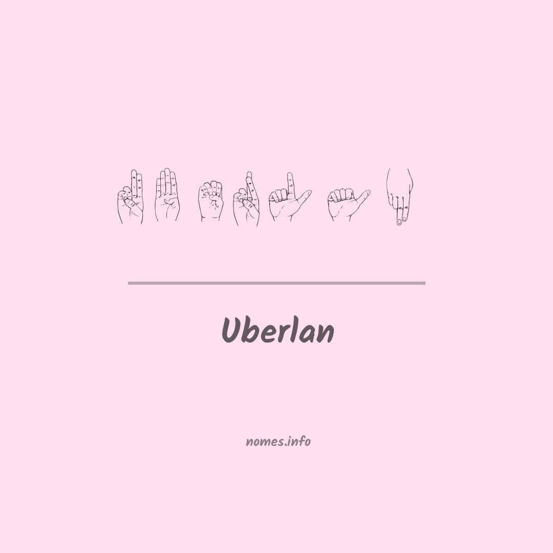 Uberlan em Libras