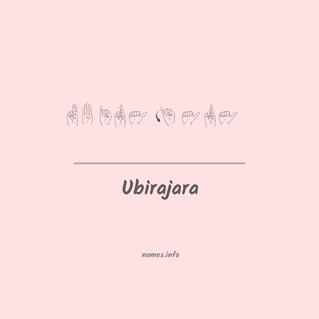 Ubirajara em Libras