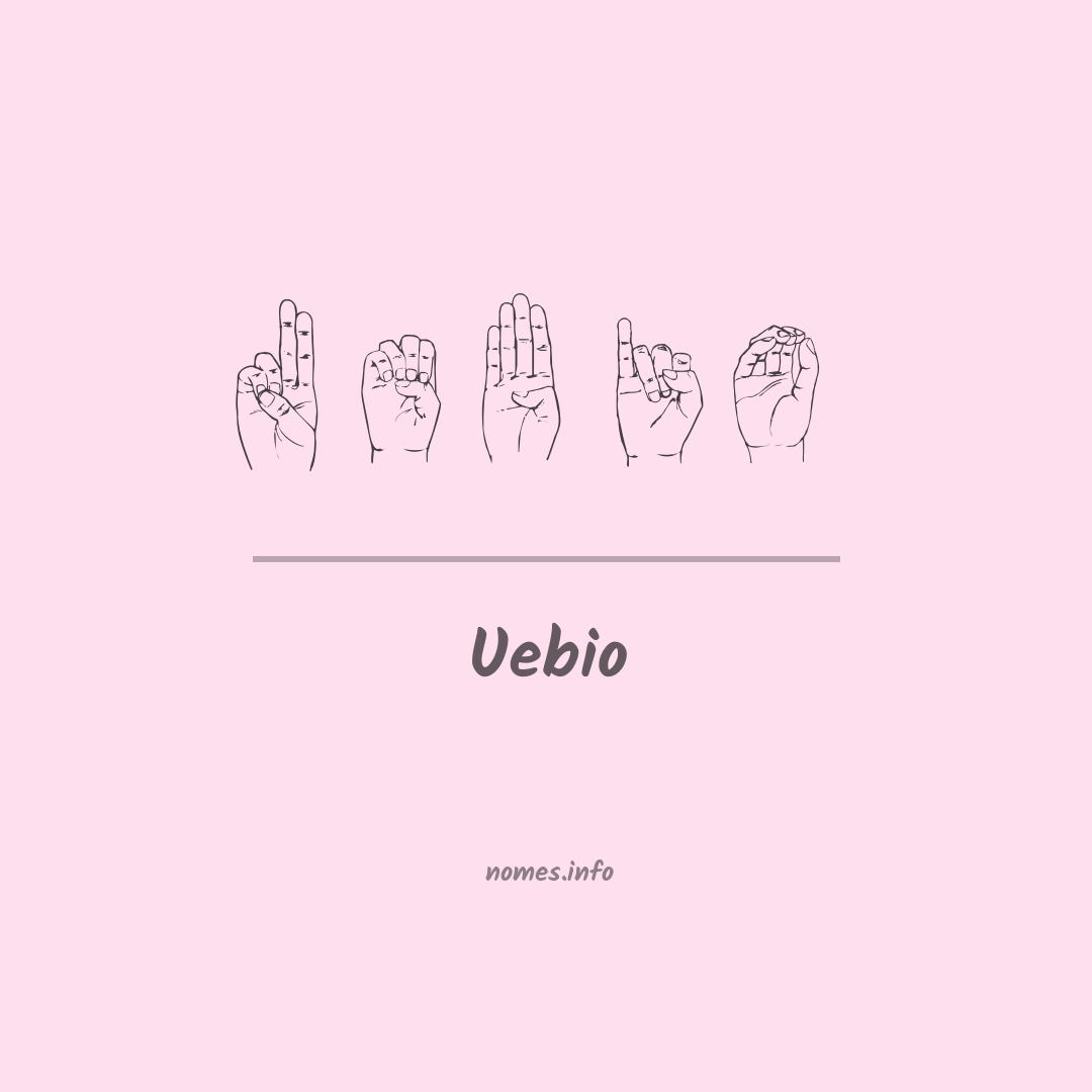 Uebio em Libras