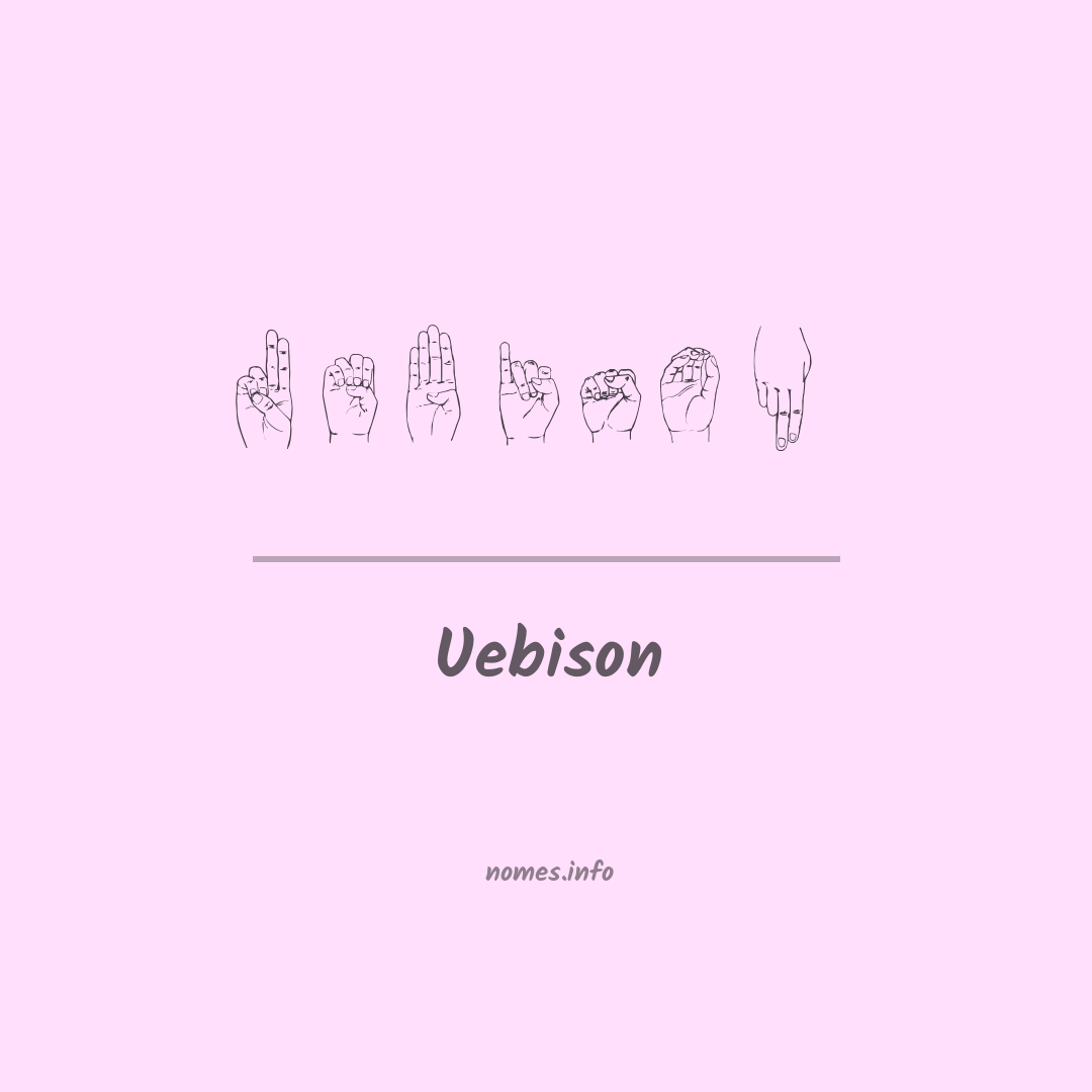 Uebison em Libras