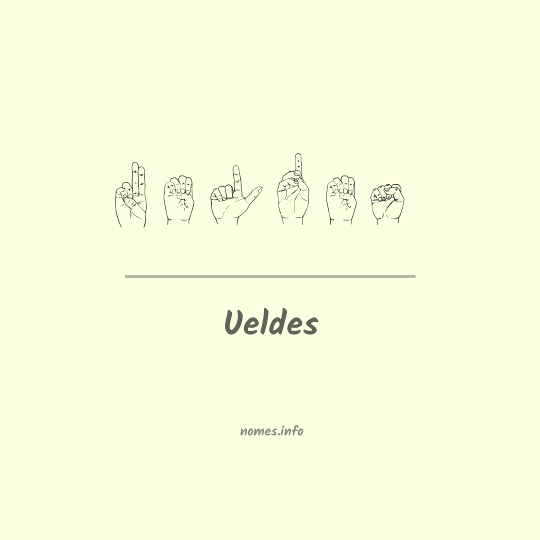 Ueldes em Libras