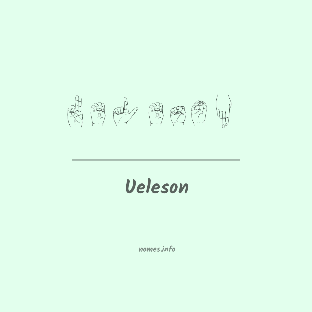 Ueleson em Libras