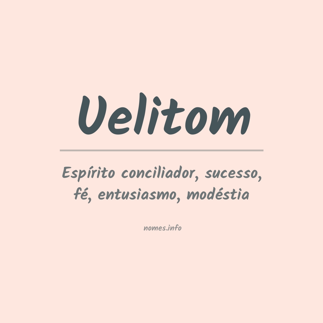 Significado do nome Uelitom