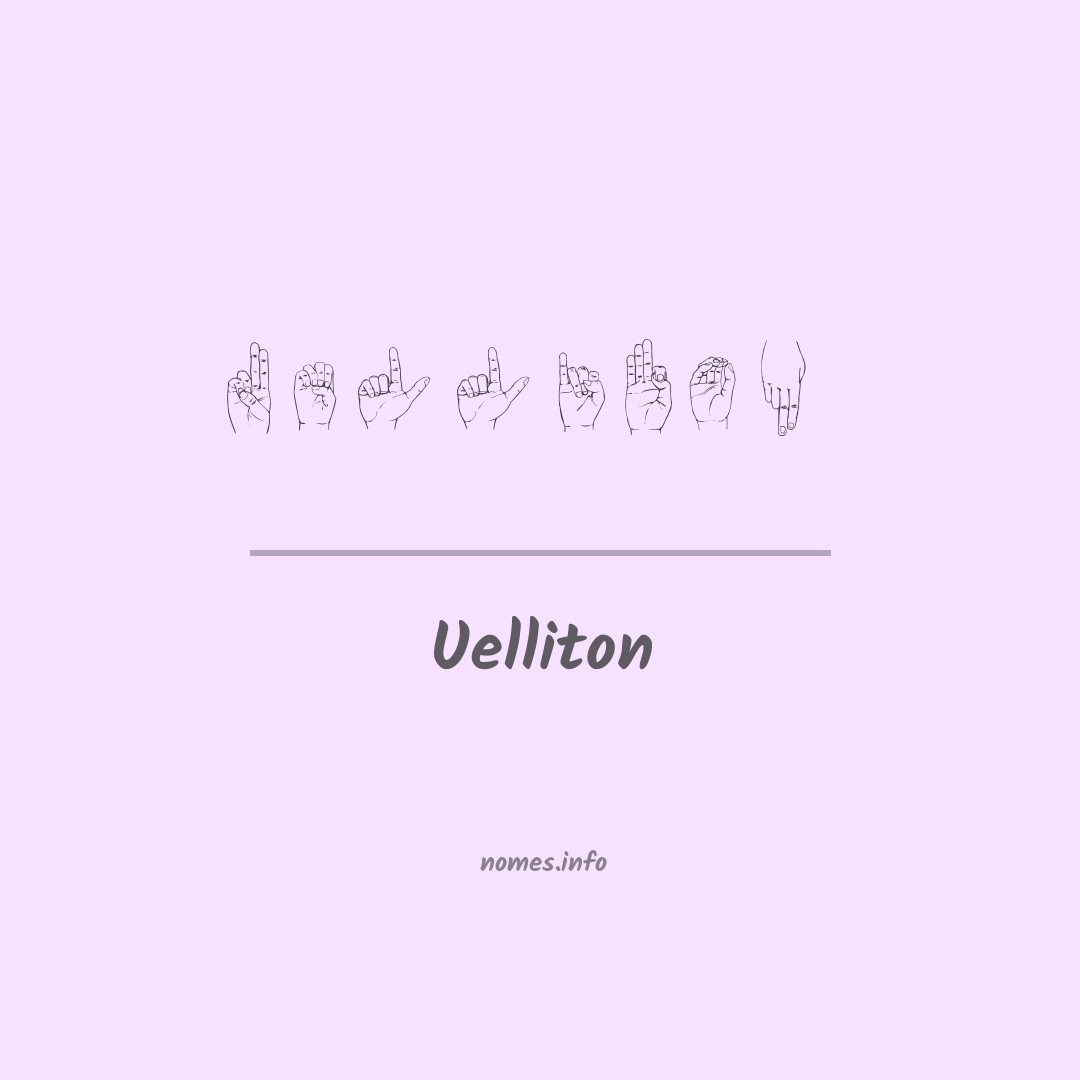 Uelliton em Libras