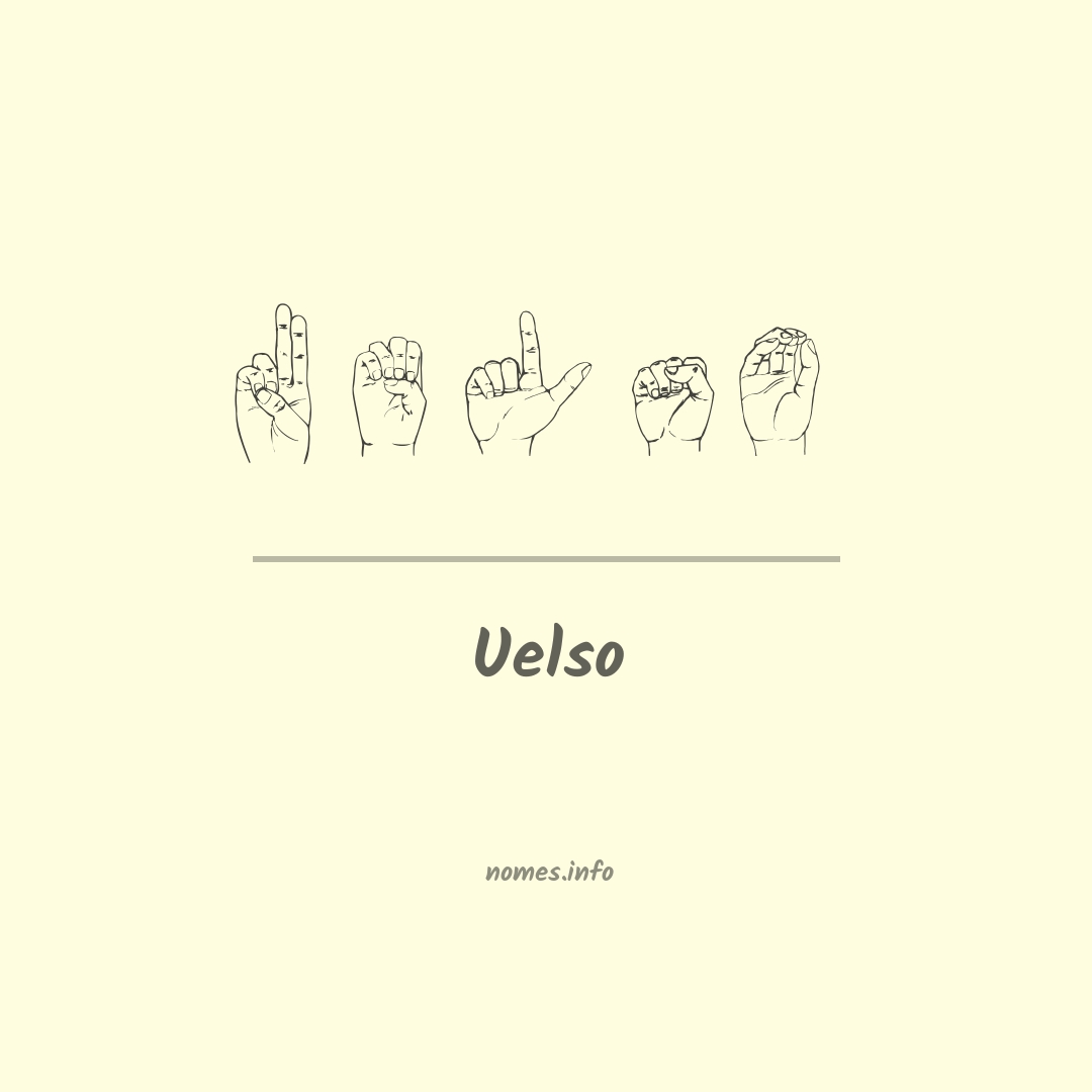 Uelso em Libras