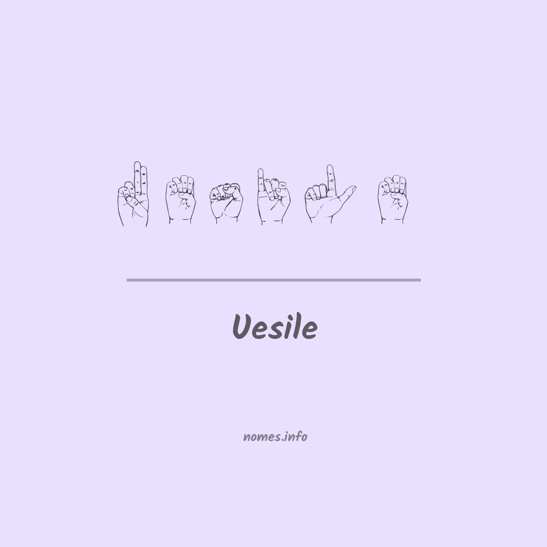 Uesile em Libras