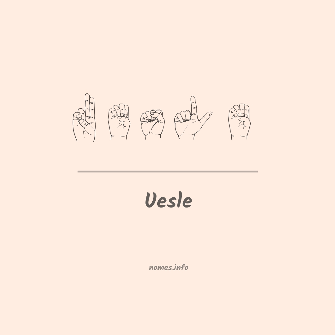 Uesle em Libras