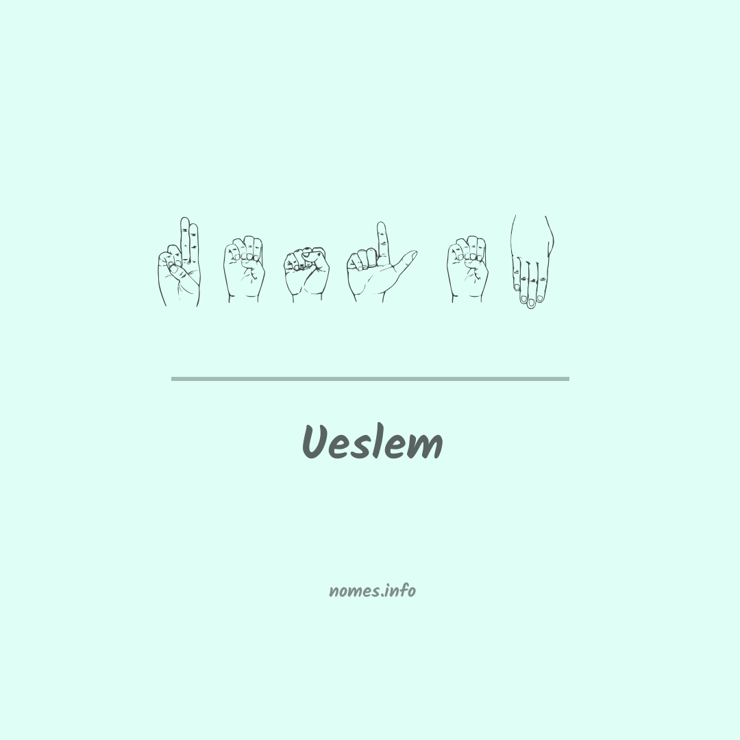 Ueslem em Libras