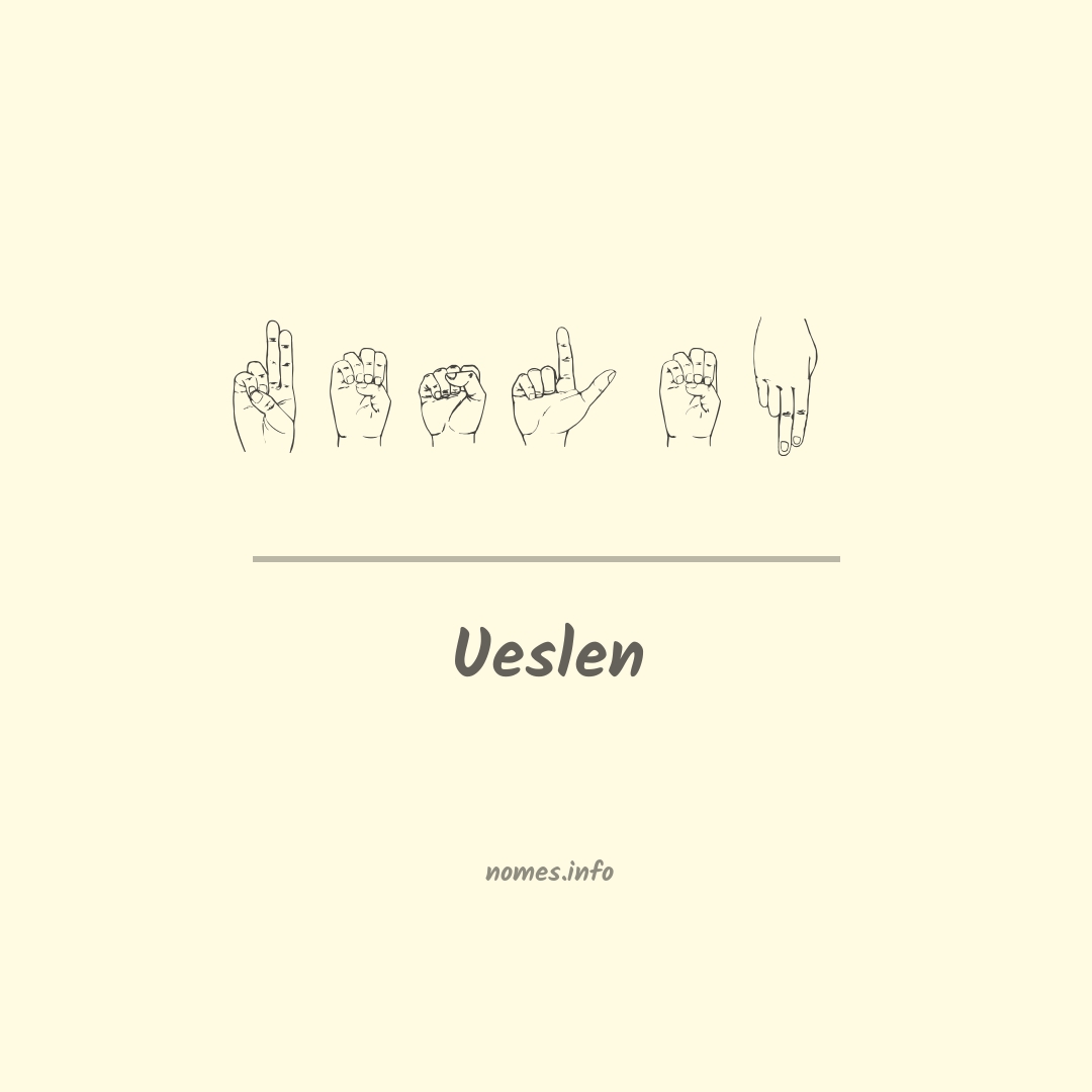 Ueslen em Libras