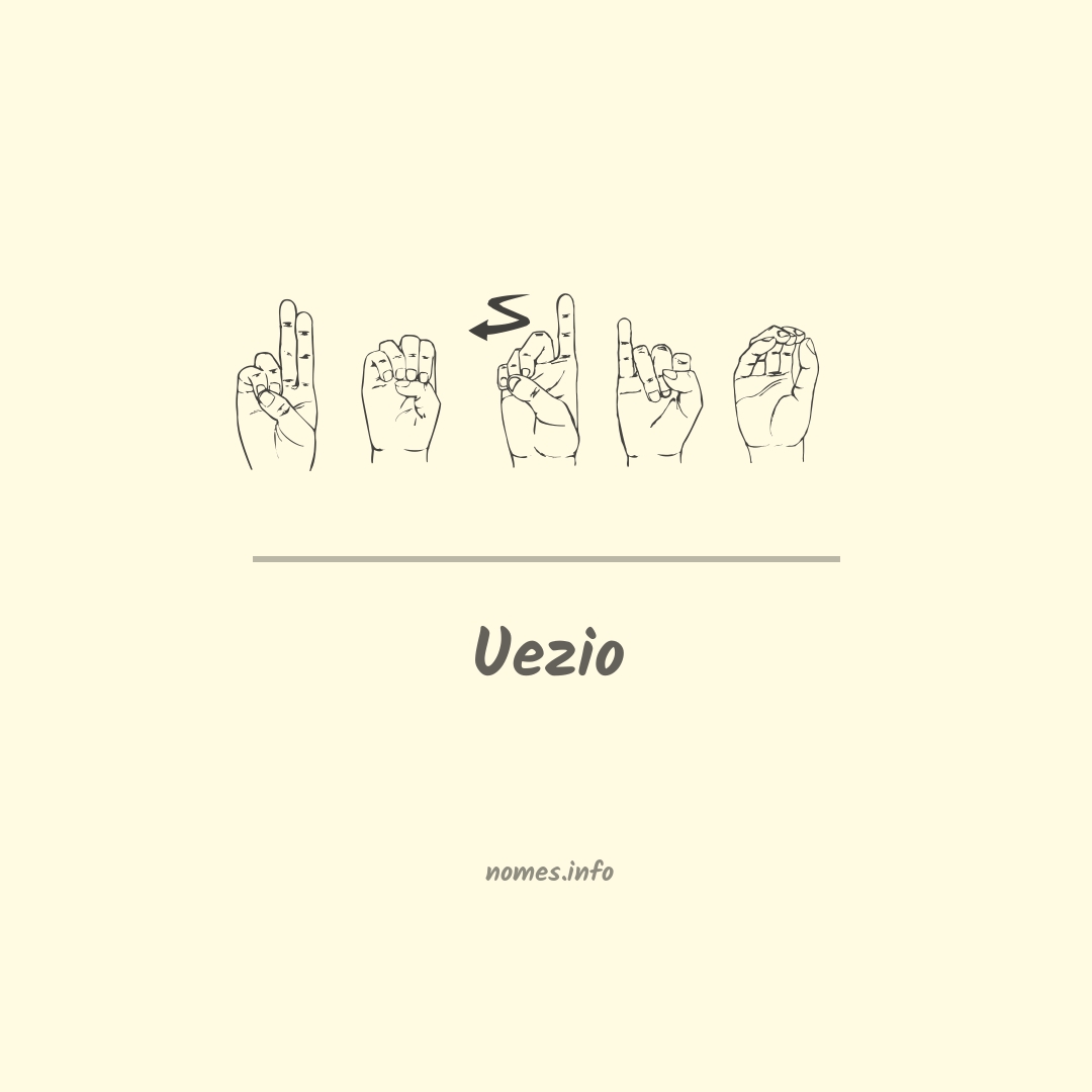 Uezio em Libras