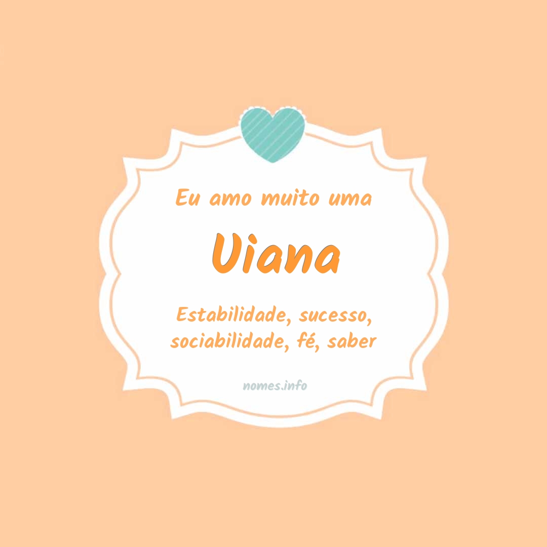 Eu amo muito Uiana