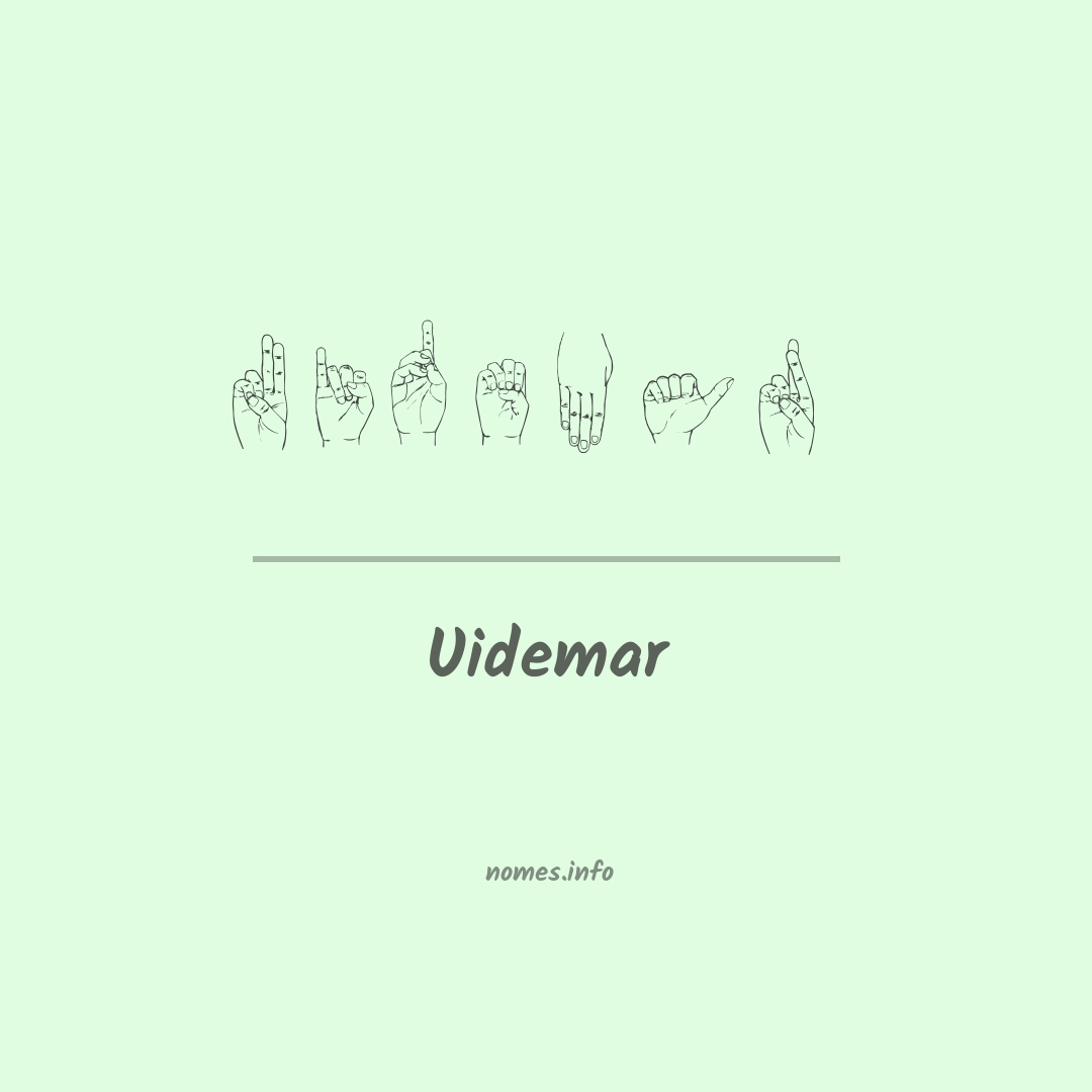 Uidemar em Libras