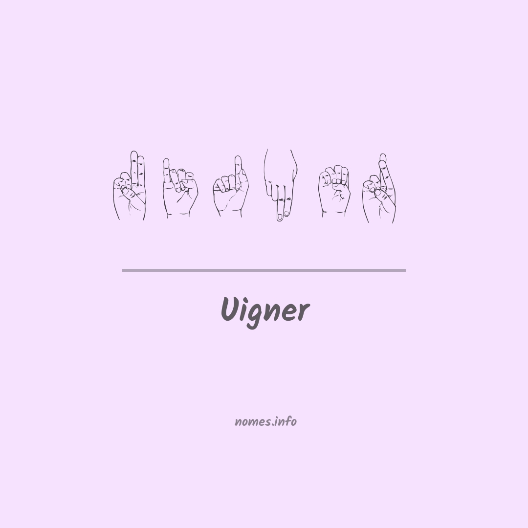 Uigner em Libras