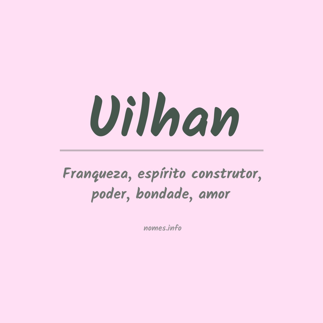 Significado do nome Uilhan