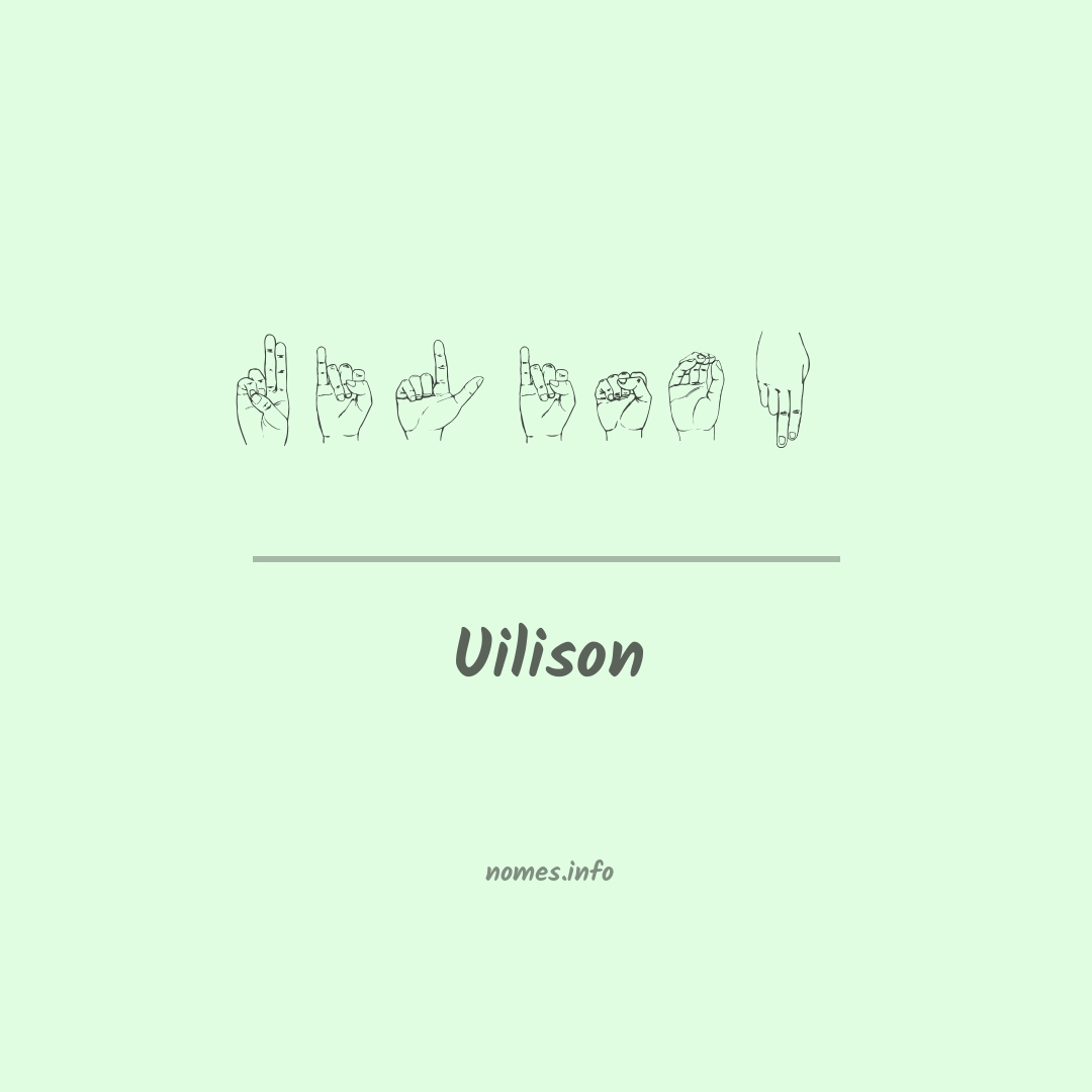 Uilison em Libras