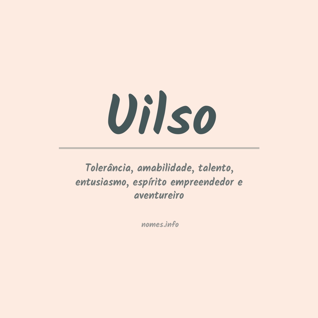Significado do nome Uilso