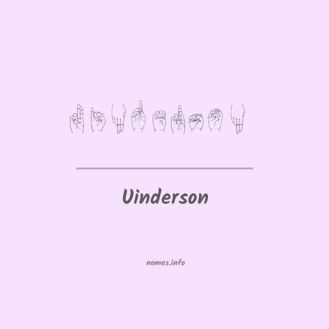 Uinderson em Libras