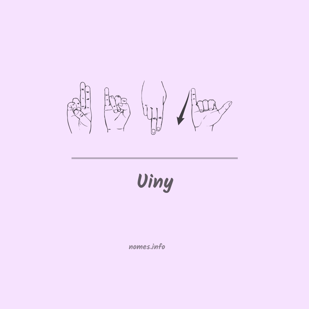 Uiny em Libras