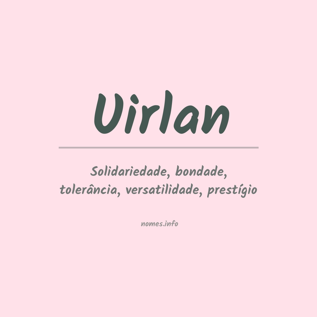 Significado do nome Uirlan
