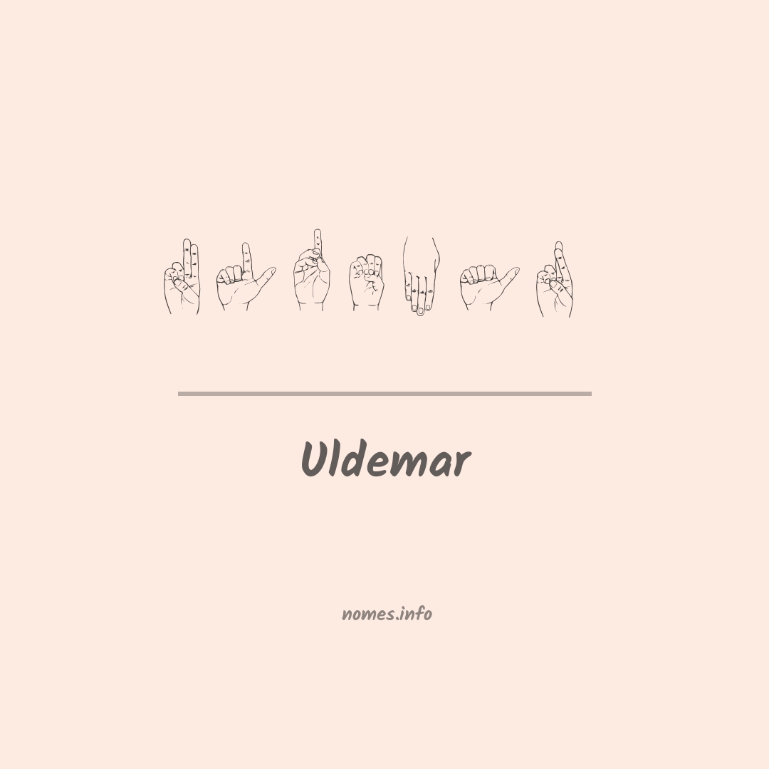 Uldemar em Libras