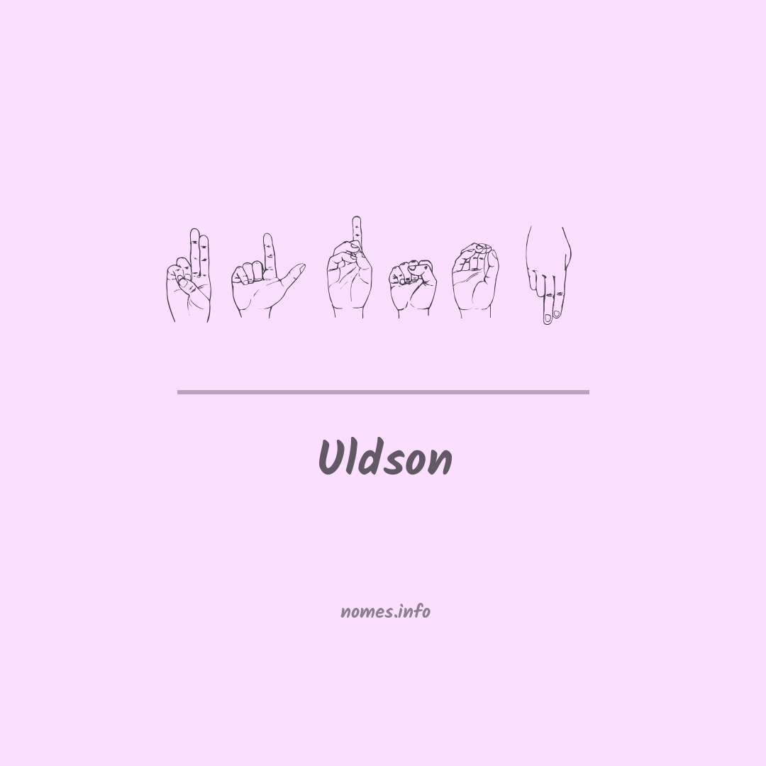Uldson em Libras
