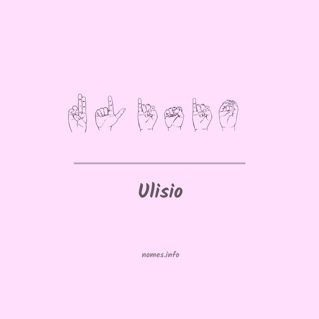 Ulisio em Libras