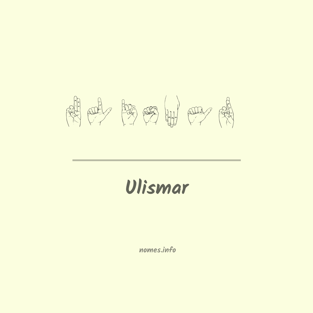 Ulismar em Libras