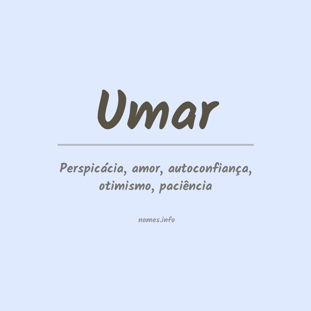 Significado do nome Umar