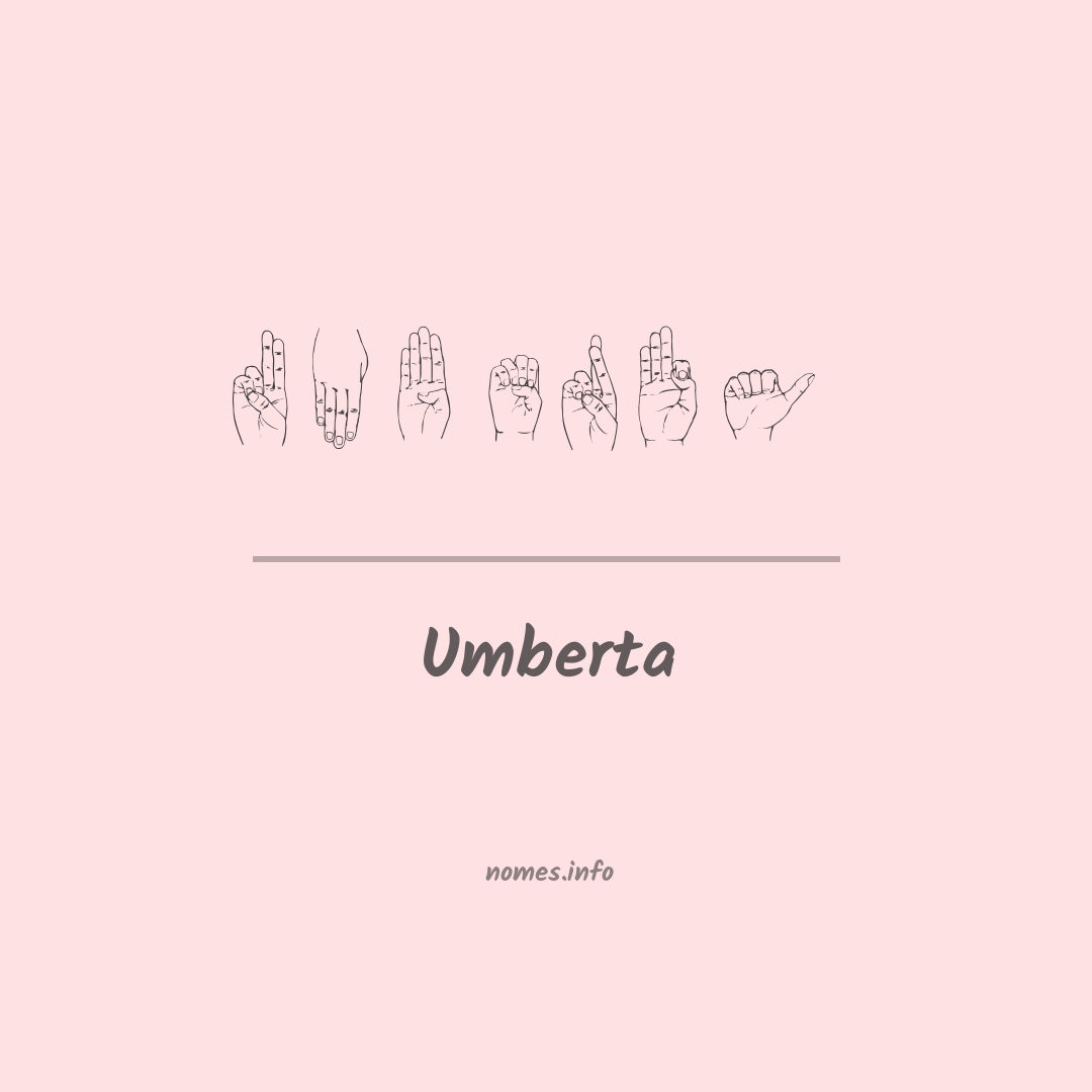 Umberta em Libras