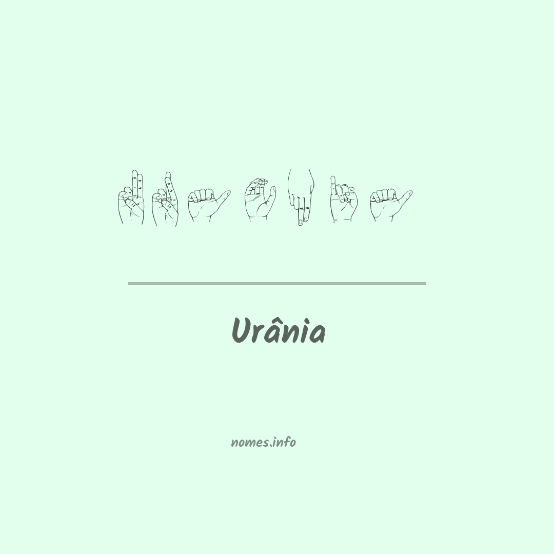 Urânia em Libras