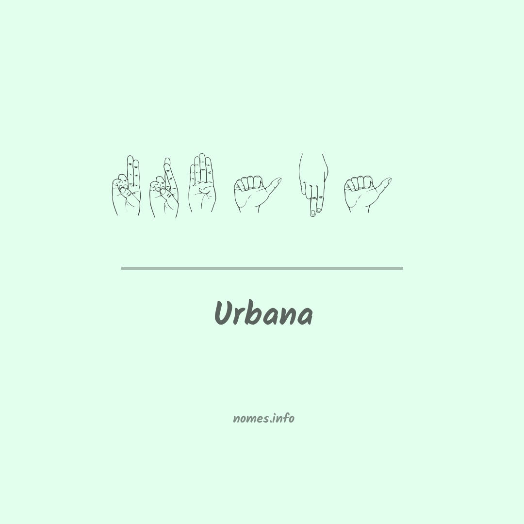 Urbana em Libras