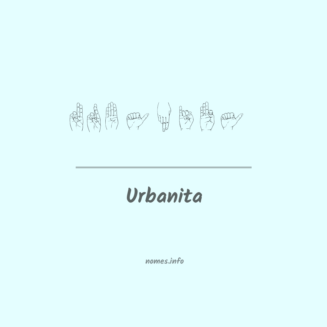 Urbanita em Libras